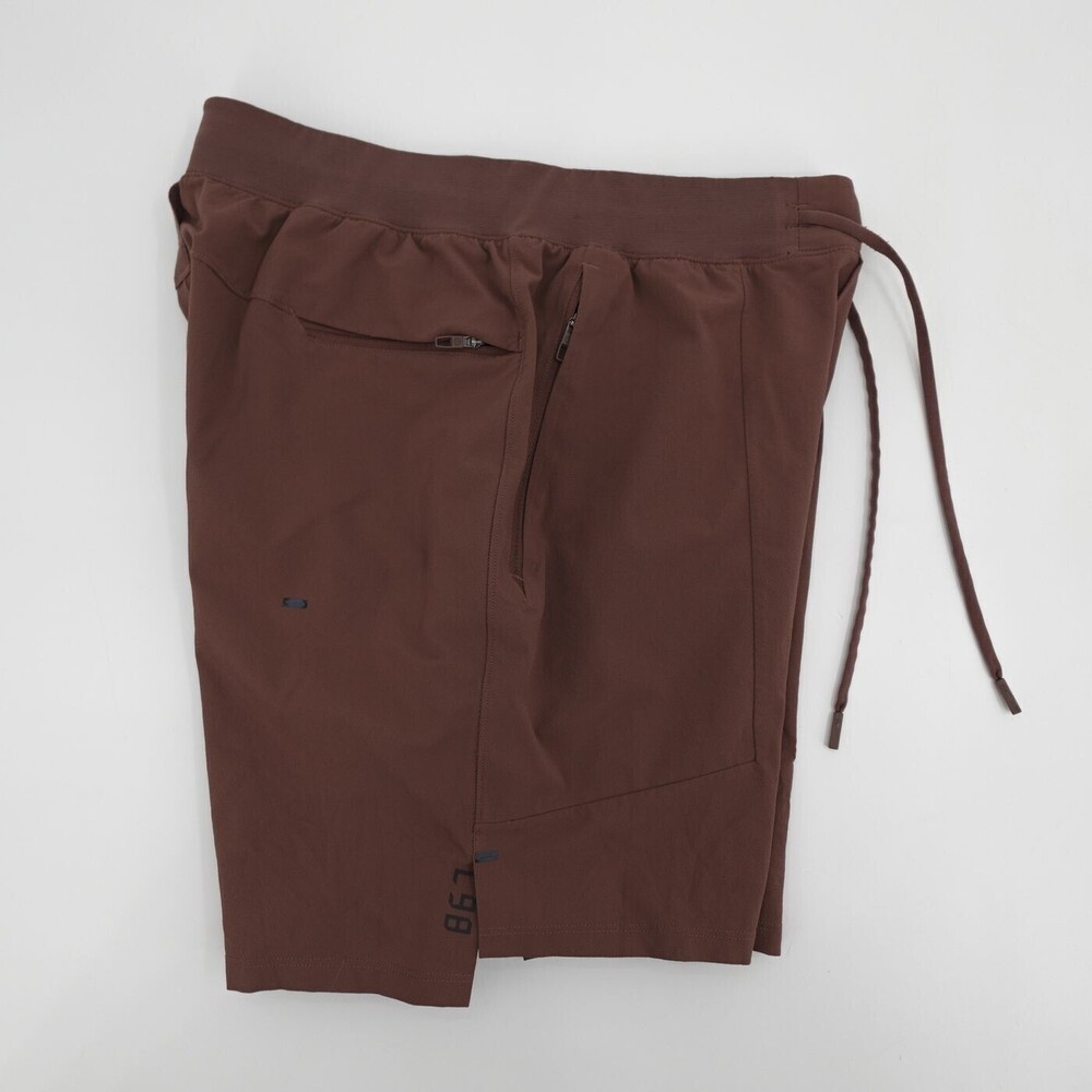 Lululemon Shorts Mens Medium Brown Athletic Workout Linerless License to Trai